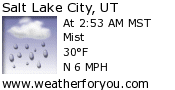 Latest Salt Lake City, Utah, weather