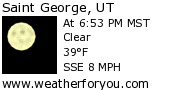 Latest Saint George, Utah, weather